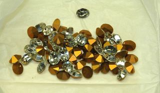 Strass rettangolari - 10 x 8 mm