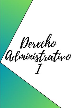 Apuntes de derecho administrativo
