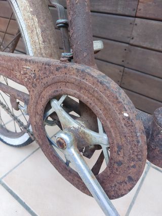 Bici oxidada decoración 