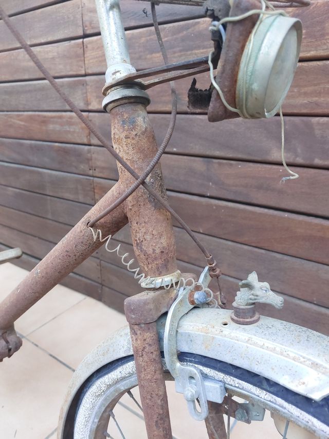 Bici oxidada decoración