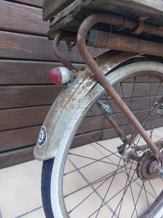 Bici oxidada decoración 