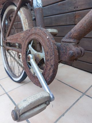 Bici oxidada decoración 