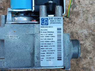 Válvula gas 845 Sigma