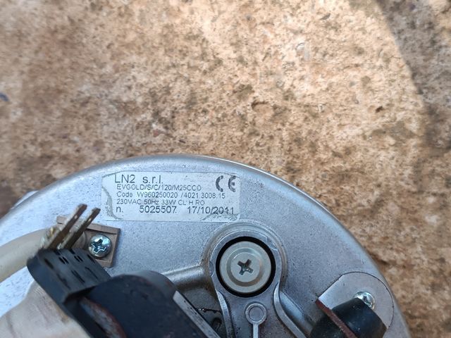 Ventilador caldera Biasi 2h g20 20 mbar