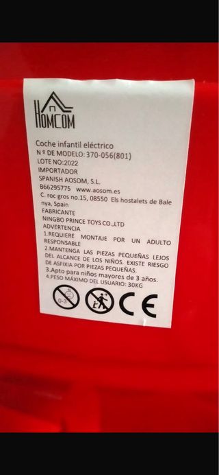 Moto infantil Triciclo Vespa Scooter Eléctrico