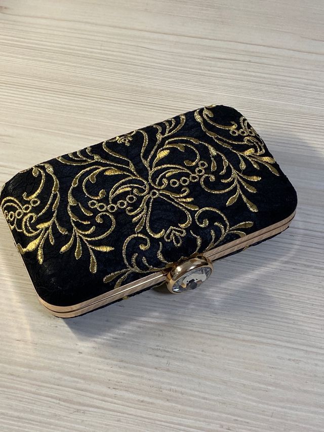 Bolso de Mano Fiesta Negro