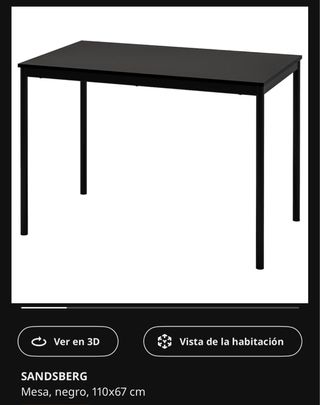 Mesa y sillas