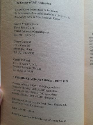 Ciencia de Auto Realización Swami Prabhupāda