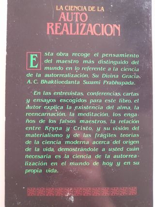 Ciencia de Auto Realización Swami Prabhupāda
