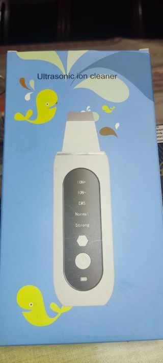 Novo em caixa UltraSonic íon clraner(limpeza pele