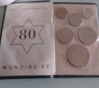 Monedas mundial 82..entrega en mano