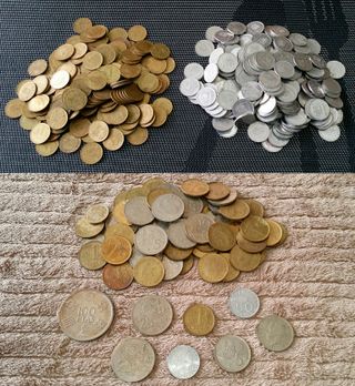 LOTE DE 1 PESETA & MONEDAS ESPAÑA & MUNDIAL 1982
