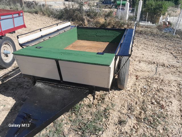 Remolque motocultor motoazada agricola