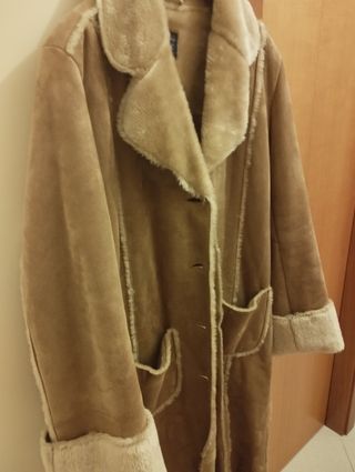 Cappotto donna scamosciato
