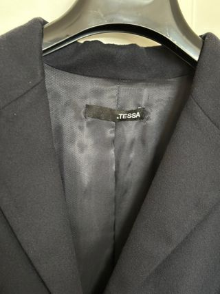 Blazer blu misto cachemire