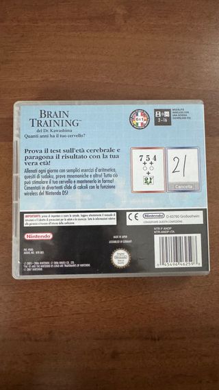 Gioco Nintendo DS “Brain Training”