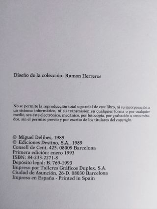 Libro Delibes Un Deporte de Caballeros