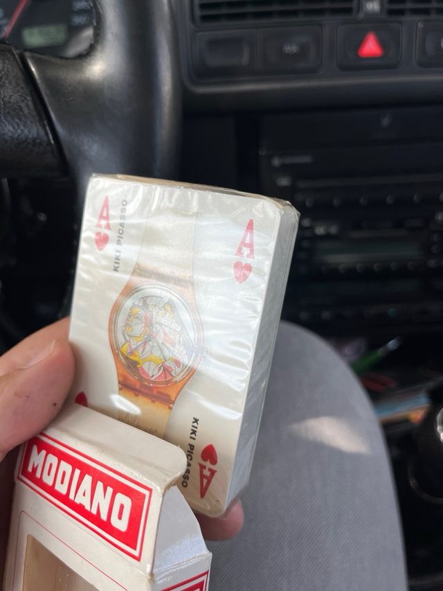 Carte da gioco Swatch anni 90