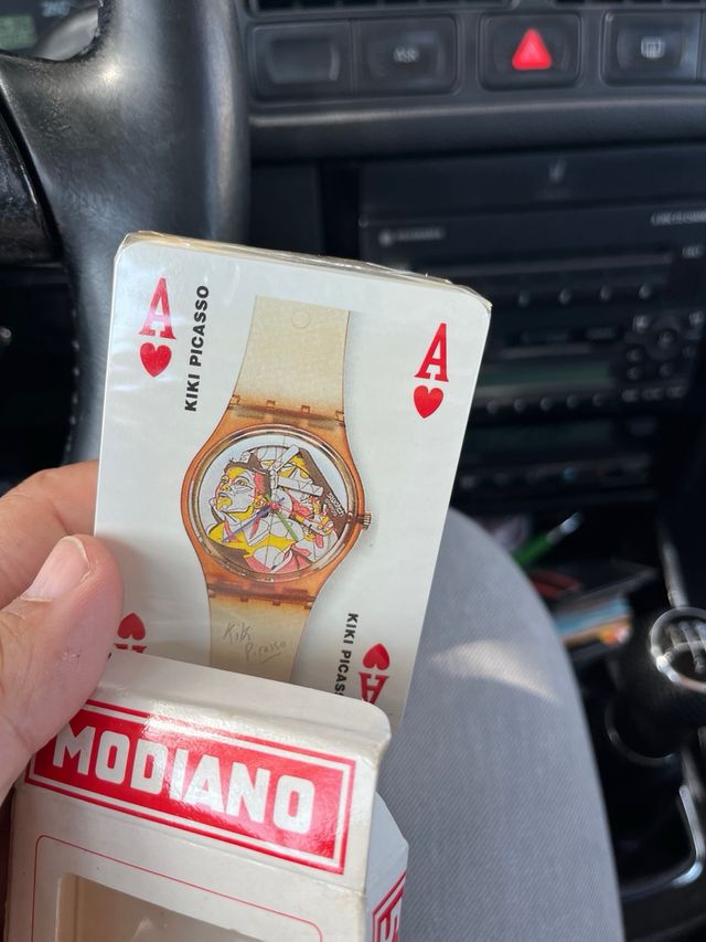 Carte da gioco Swatch anni 90