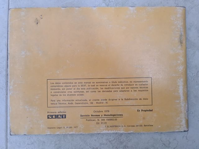 Manual de Uso y entretenimento SEAT 127