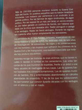 Libro "Valientes" 
