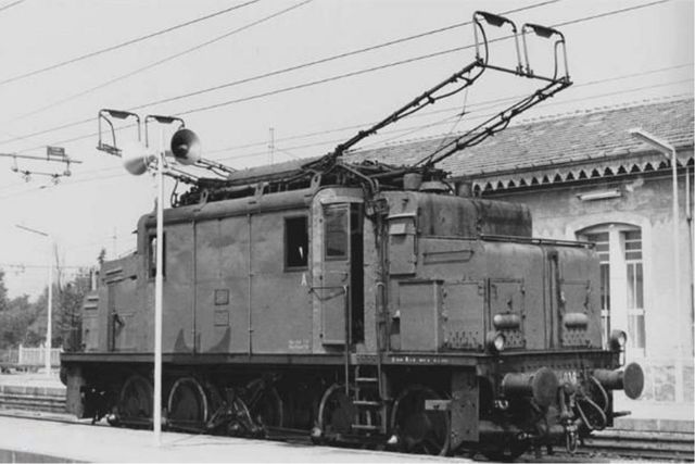 Targa Locomotiva elettrica FS E.554