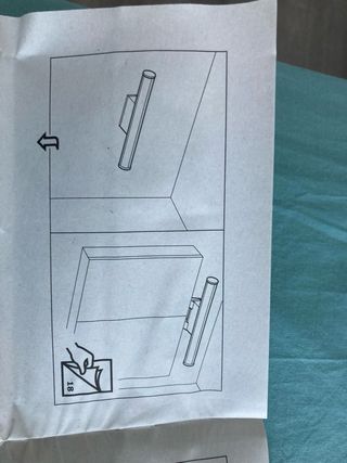 Luz de baño para mueble espejo