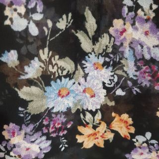 Camisa de gasa negra