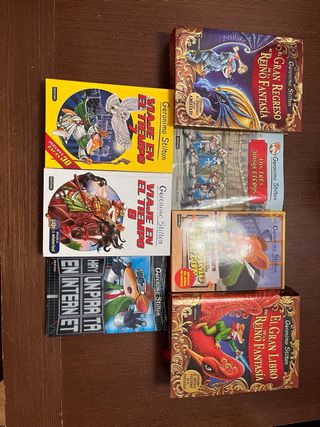 PACK 7 LIBROS GERONIMO STILTON NIÑOS