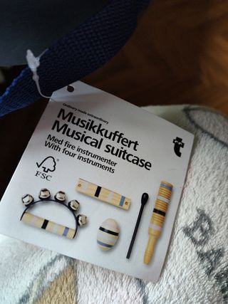 Maletín instrumentos musicales niños