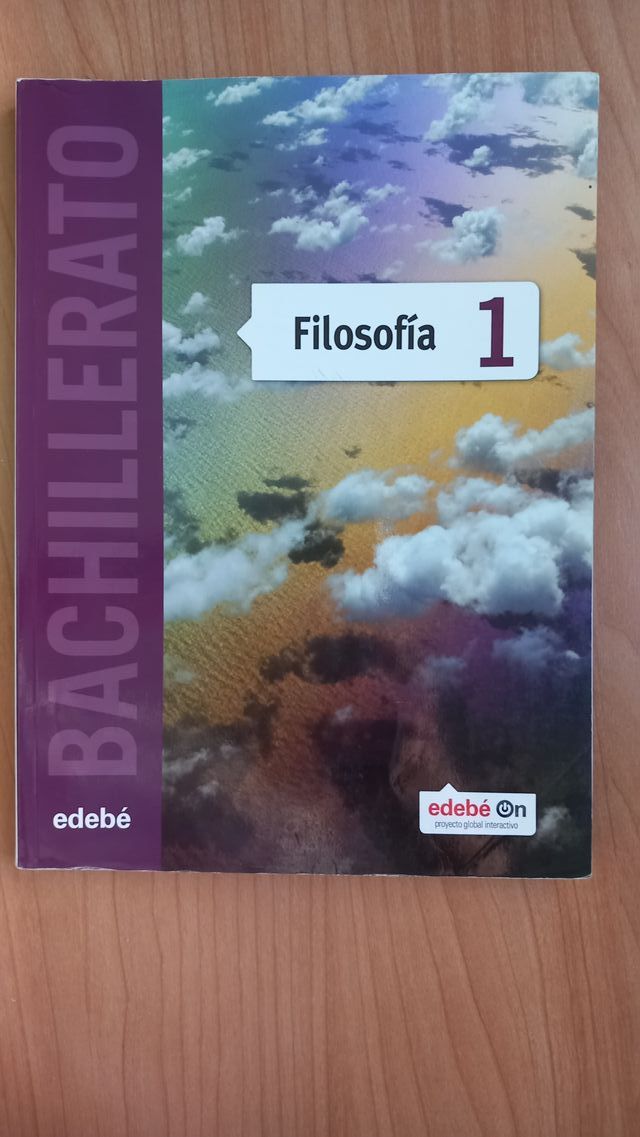 Libro Filosofía 1 Bachillerato Edebé
