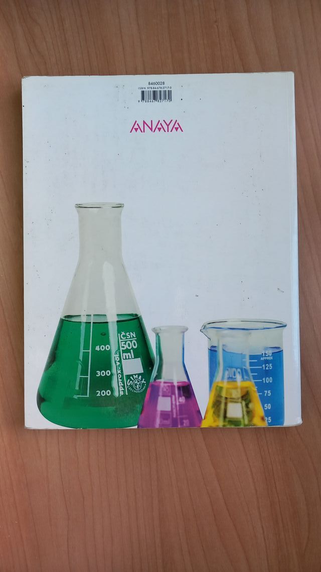 Libro Física y Química 1 bachillerato Anaya