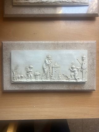 Cuadros de marmol y escayola