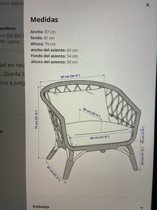 Butaca Ikea Stockholm