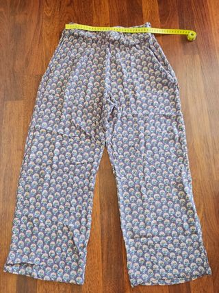 Pantalón vestir fluido mujer