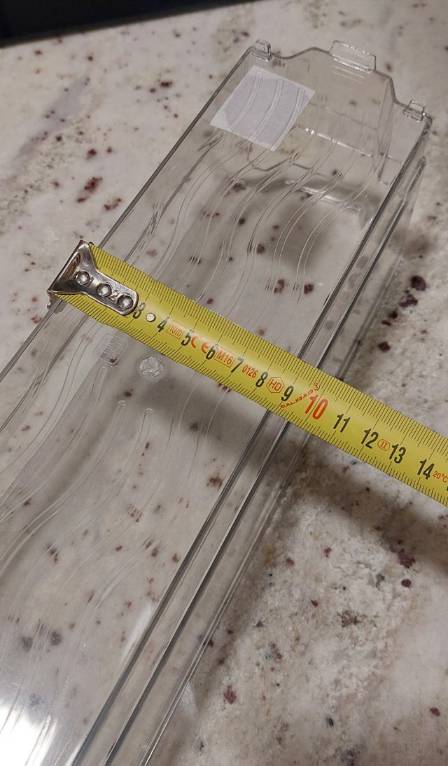 Cesta plastico transparente