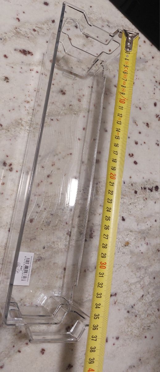 Cesta plastico transparente