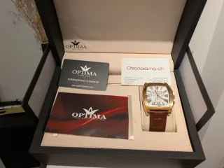 Reloj cronógrafo OPTIMA estilo Cartier Santos