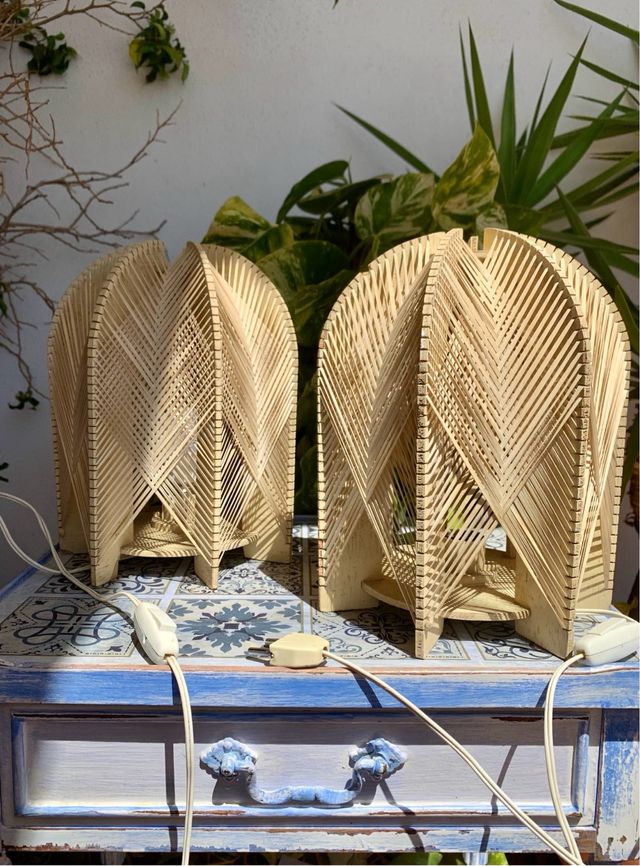 LAMPADE VINTAGE IN LEGNO