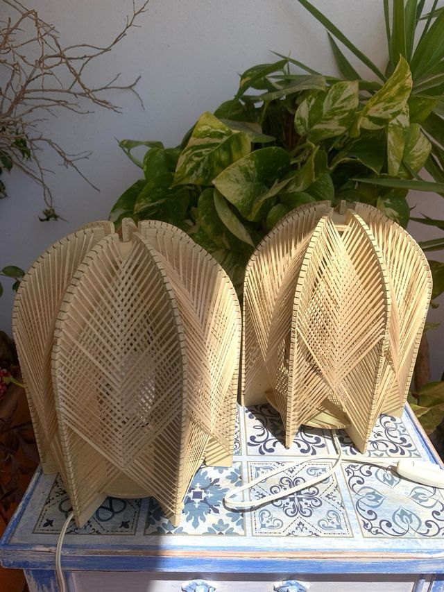 LAMPADE VINTAGE IN LEGNO