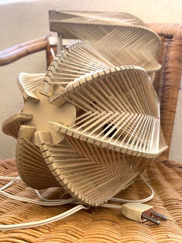 LAMPADE VINTAGE IN LEGNO