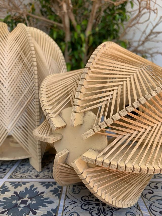 LAMPADE VINTAGE IN LEGNO