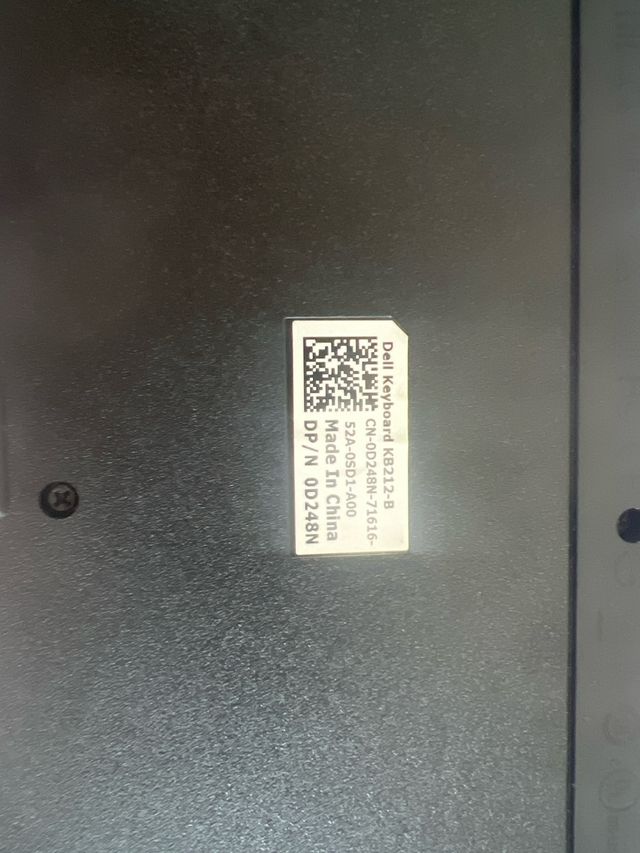 Teclado ordinador DELl