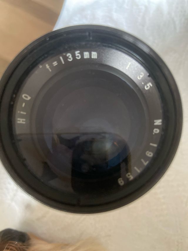 Objetivo/lente fotografia