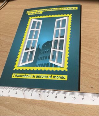 Cartoline(59) Poste italia 2009 festival filatelia