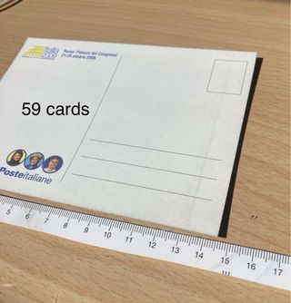 Cartoline(59) Poste italia 2009 festival filatelia