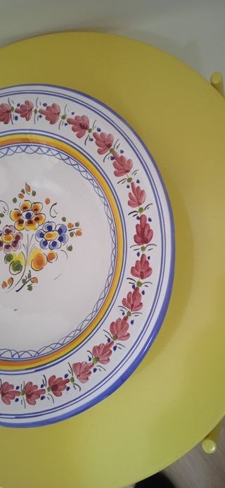 Plato hondo talavera.