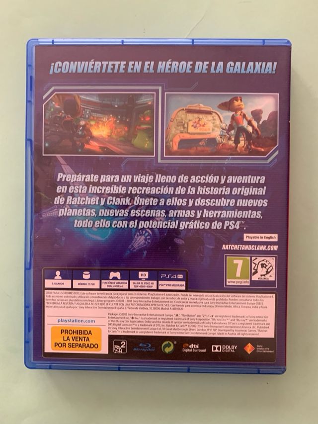 Rachet clank ps4