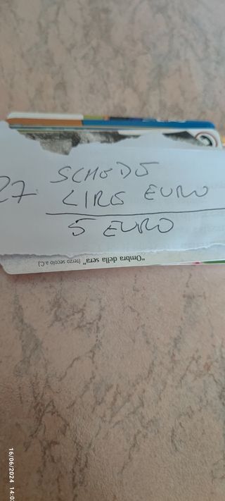Schede telefoniche lire/euro