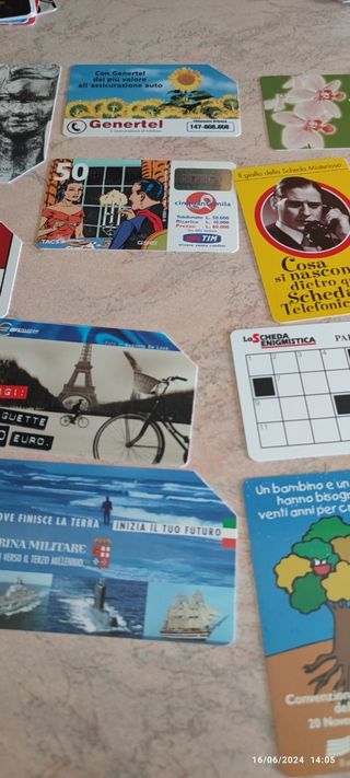 Schede telefoniche lire/euro